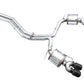 AWE Tuning 19-23 Audi C8 S6/S7 2.9T V6 AWD Touring Edition Exhaust - Diamond Black Tips