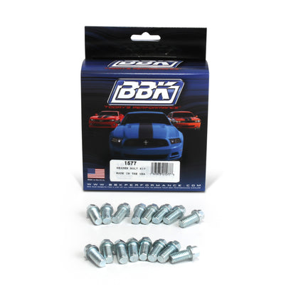 BBK Ford SBF 302 351W Exhaust Header Bolt Kit - 3/8-16 0.75in (16) - Graveyard Performance