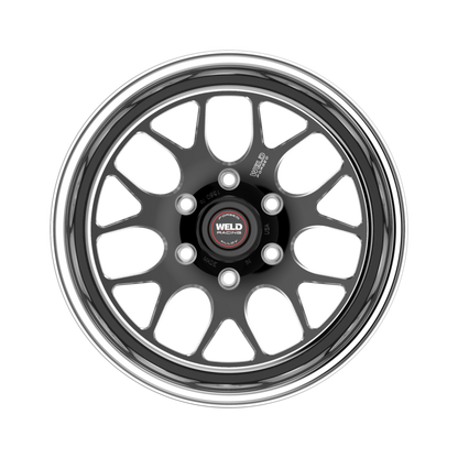 Weld S77 HD 17x9.0 / 6x139.7 BP / 5.7in. BS Black Wheel (Low Pad) - Non-Beadlock - Graveyard Performance