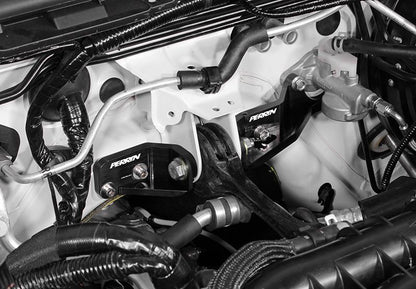 PERRIN 15-21 Subaru Impreza/WRX/STI Pitch Stop Mount & Firewall Brace - Black - Graveyard Performance