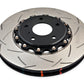 DBA 03-07 350Z / 03-04 G35 w/ Brembo Front Slotted 5000 Series 2 Piece Rotor Assembled w/ Black Hat