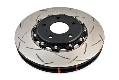 DBA 03-07 350Z / 03-04 G35 w/ Brembo Front Slotted 5000 Series 2 Piece Rotor Assembled w/ Black Hat - Graveyard Performance