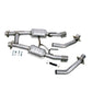 BBK 86-93 Mustang 5.0 High Flow H Pipe With Catalytic Converters - 2-1/2