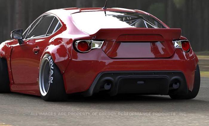GReddy 13+ Scion FR-S Version 3 Greddy X Rocket Bunny 86 Aero Rear Aero Wing Only - Graveyard Performance