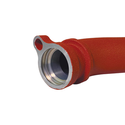 Injen 15-16 BMW M3(F80)/M4 (F82/83) 3.0L L6 Twin Turbo 2PC Aluminum Int. Charge Pipe - Wrinkle Red - Graveyard Performance