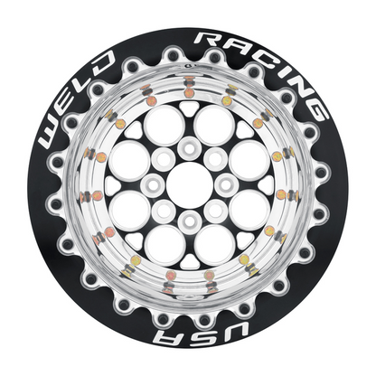Weld Magnum Import 13x11 / 4x100mm BP / 4.25in. BS Black Wheel - Double Beadlock - Graveyard Performance