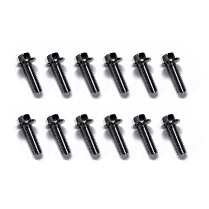 Kooks LS Engine Header Bolts and Locking Hardware Qty 12 - M8 - 1.25 x 25mm Bolts - Graveyard Performance