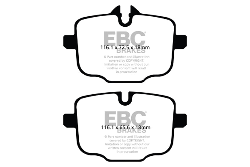 EBC 2021+ BMW M3/M4 3.0TT (G80/G82/G83) Bluestuff Rear Brake Pads - Graveyard Performance