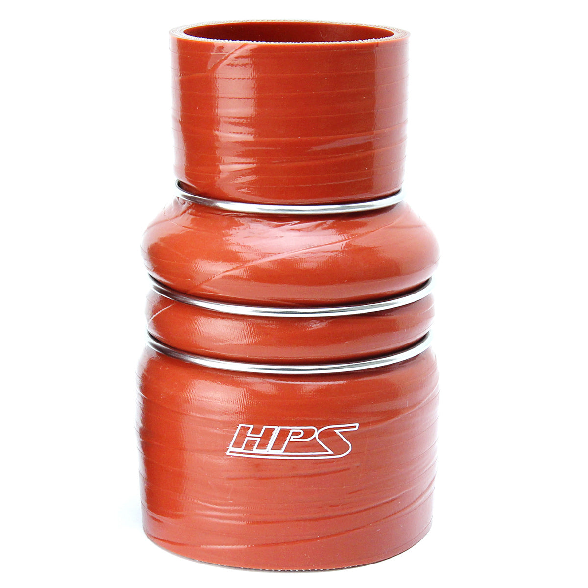 HPS 3.5 inch - 4.5 inch ID 6 inch Long Ultra High Temp 4-ply Aramid Reinforced Silicone CAC Coupler Hose Hot Side 89mm - 114mm ID 152mm Length