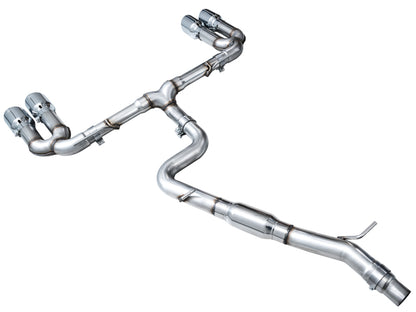 AWE 22-24 Audi 8Y S3 Track Edition Exhaust  - Chrome Silver Tips