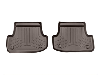 WeatherTech 2015+ Audi A3/S3 Rear FloorLiner - Cocoa - Graveyard Performance