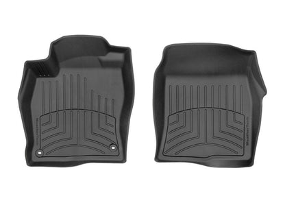 WeatherTech 17+ Honda Civic Hatchback Front FloorLiner HP - Black - Graveyard Performance