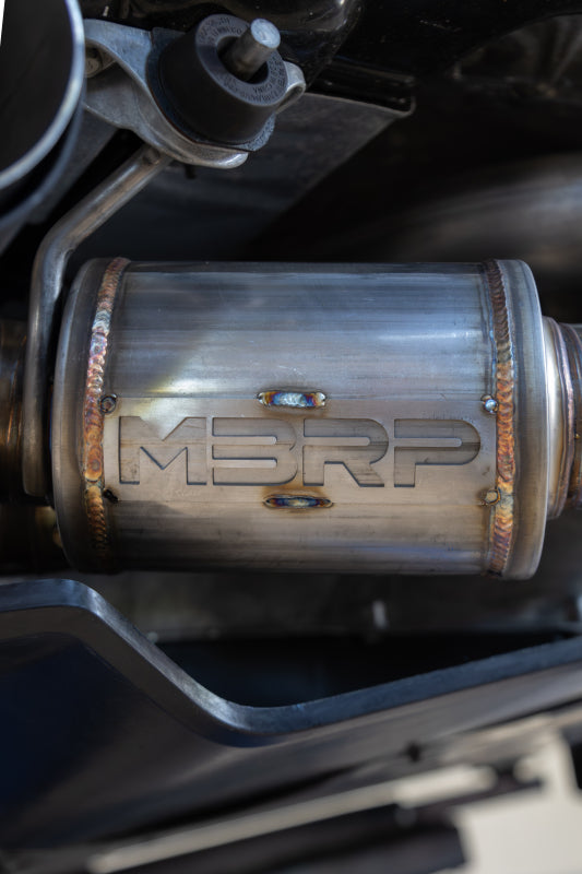 MBRP 20-24 Chevrolet Corvette C8 3in Active Cat Back Quad Split Rear Exit Exhaust w/ AFM Sims - Graveyard Performance
