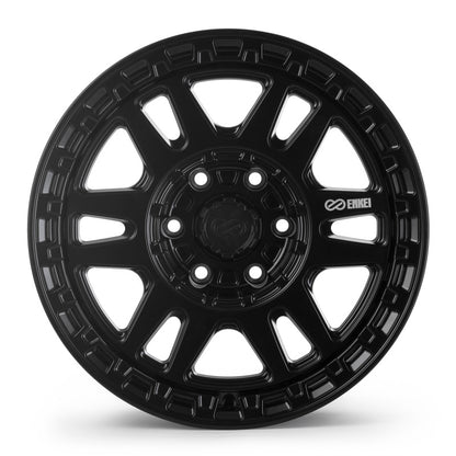 Enkei Trail-Tracker 17x8.5 / 6x139.7 BP / ET20 / 106.1mm Bore - Matte Black Wheel