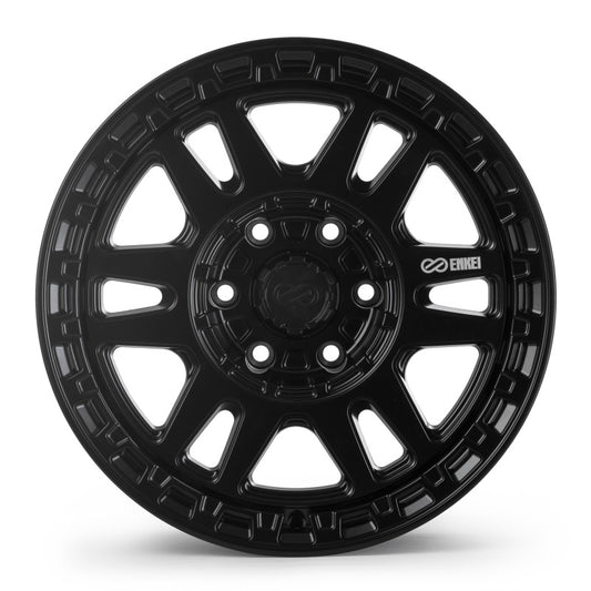 Enkei Trail-Tracker 17x8.5 / 6x135 BP / ET12 / 87.1mm Bore - Matte Black Wheel