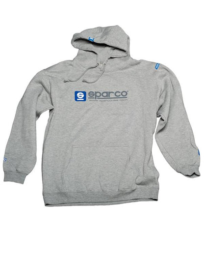 Sparco Sweatshirt Hooded charcoal Grey Lrg - Graveyard Performance