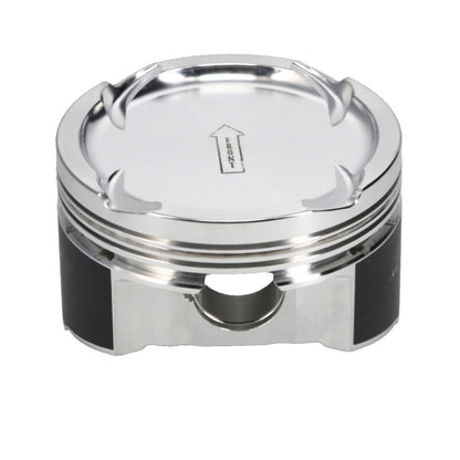 Manley 08+ Mitsubishi Evo X (4B11T) 86.5mm +.5mm Oversize Bore 9.0:1 Dish Piston Set with Rings - Graveyard Performance