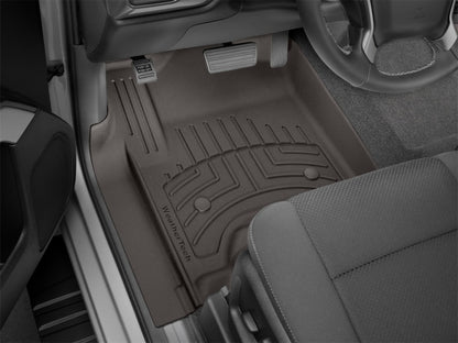 WeatherTech 15-24 Ford Mustang (Incl. 15-20 Shelby GT350R) Front FloorLiner HP - Cocoa - Graveyard Performance