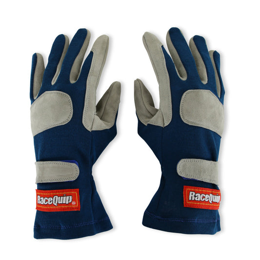 RaceQuip Blue 1-Layer SFI-1 Glove - Small