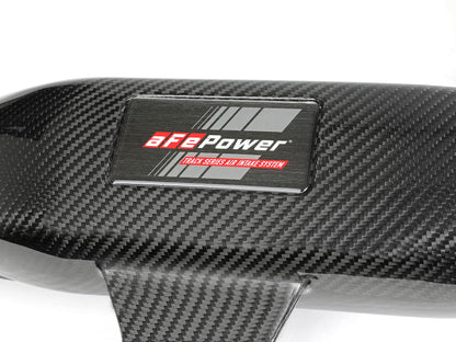 aFe Track Series Carbon Fiber Intake w/Pro 5R Filter BMW M2 (F87) 16-18 L6-3.0L (t) N55 - Graveyard Performance