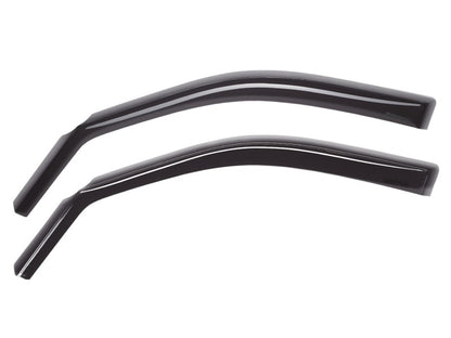 WeatherTech 17-19 Volkswagen Golf Alltrack Front Front Side Window Deflectors-Dark Tint
