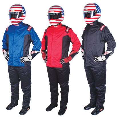 RaceQuip Red Chevron-5 Jacket SFI-5 - XLG - Graveyard Performance