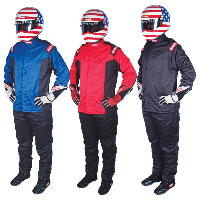 RaceQuip Blue Chevron-5 Jacket SFI-5 - 2XL - Graveyard Performance