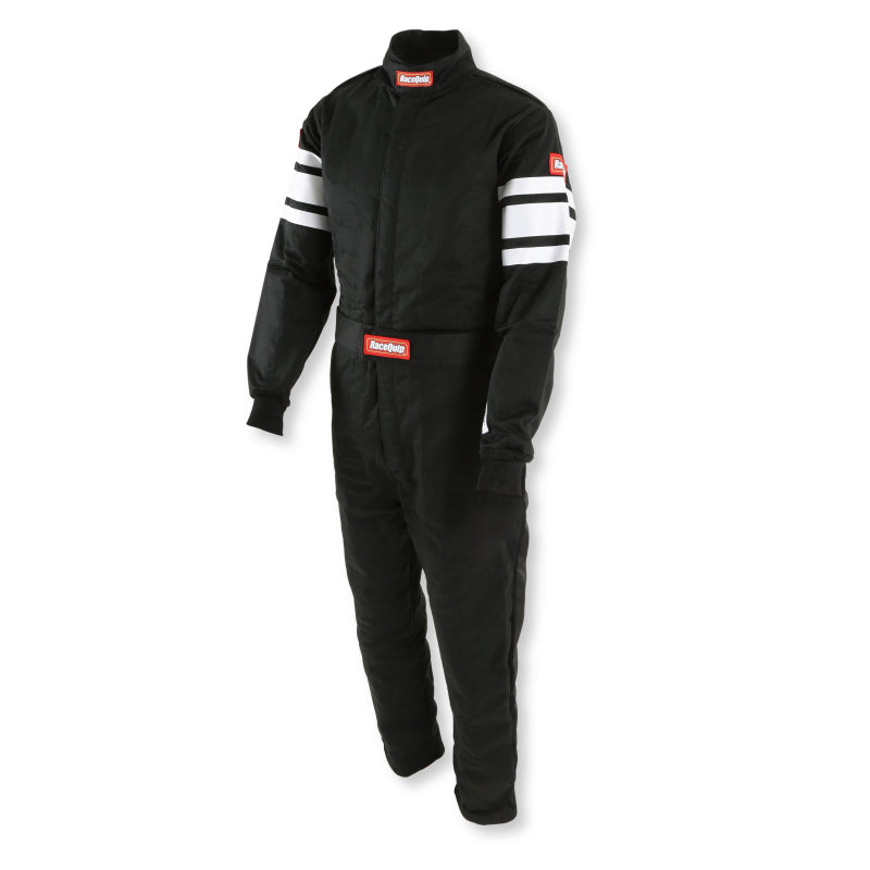 RaceQuip Black SFI-5 Suit - 2XL - Graveyard Performance