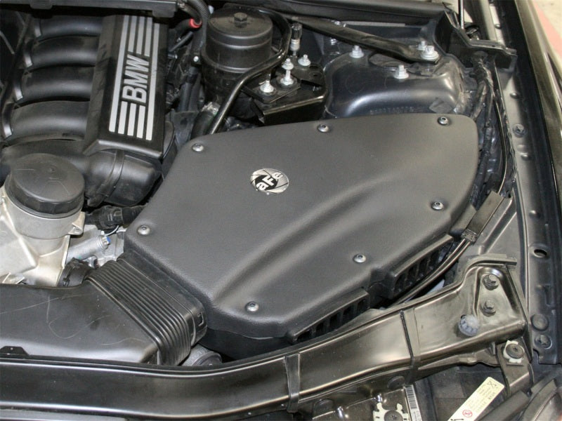 aFe MagnumForce Stage 2 Si Intake System Pro 5 R Black 06-12 BMW 3 Series E9x L6 3.0L Non-Turbo - Graveyard Performance