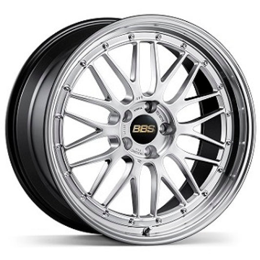 BBS LM 21x12 5x130 ET64 CB71.6 Diamond Silver Wheel w/ Diamond Cut Machined Lip - Graveyard Performance