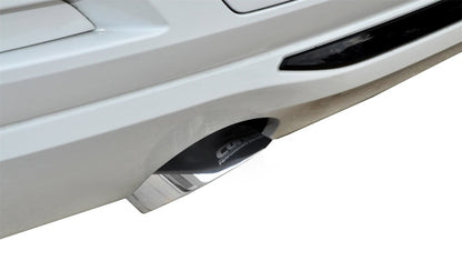 Corsa 12-14 BMW 335i Sedan AWD F30 3in Polished Touring Dual Rear Single 3.5in Tip Cat-Back - Graveyard Performance