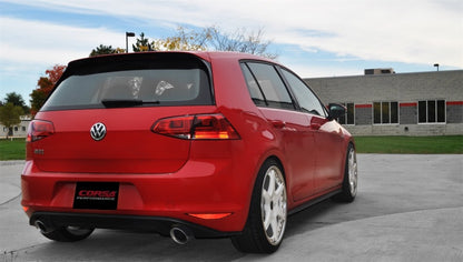 Corsa 2014-2016 Volkswagen GTI Mk7 Polished Sport 3.0in Cat-Back Dual Rear Exit - Graveyard Performance