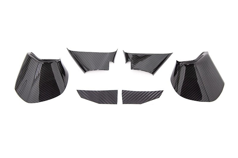 OLM LE Dry Carbon Fiber Lower Mirror Mount Cover - 2015-2021 Subaru WRX / STI / 2015-2017 Crosstrek - Graveyard Performance