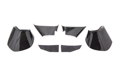 OLM LE Dry Carbon Fiber Lower Mirror Mount Cover - 2015-2021 Subaru WRX / STI / 2015-2017 Crosstrek - Graveyard Performance