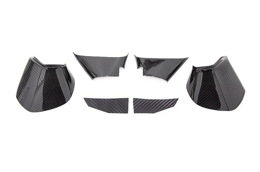 OLM LE Dry Carbon Fiber Lower Mirror Mount Cover - 2015-2021 Subaru WRX / STI / 2015-2017 Crosstrek - Graveyard Performance