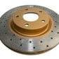DBA 03-05 350Z / 03-04 G35 / 03-05 G35X Front Drilled & Slotted Street Series Rotor