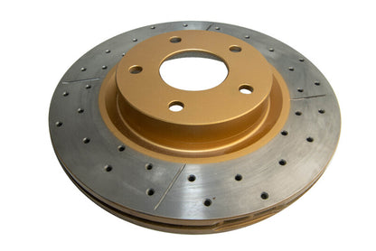 DBA 03-05 350Z / 03-04 G35 / 03-05 G35X Front Drilled & Slotted Street Series Rotor - Graveyard Performance