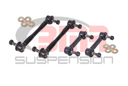 BMR 15-17 S550 Mustang Front and Rear Sway Bar End Link Kit - Black - Graveyard Performance