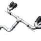 AWE MK8 Volkswagen Golf R 3in Track Edition Quad Exhaust - Diamond Black Tips