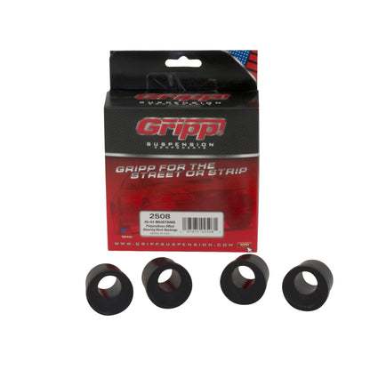 BBK 86-04 Mustang Offset Polyurethane Steering Rack Bushings (4pc) - Graveyard Performance