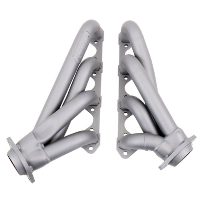BBK 79-93 Mustang 351 Swap Shorty Unequal Length Exhaust Headers - 1-5/8 Titanium Ceramic - Graveyard Performance