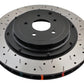 DBA 09+ Nissan GTR R-35 Rear Drilled & Slotted 5000 Series 2 Piece Rotor Assembled w/ Black Hat (Ava