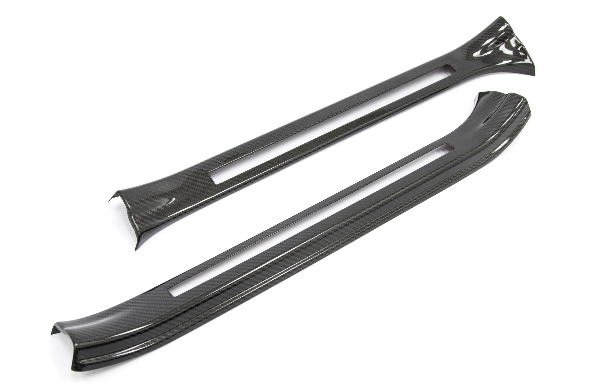 OLM LE Dry Carbon Fiber Door Sill Covers - 2015-2021 Subaru STI - Graveyard Performance