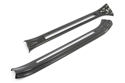 OLM LE Dry Carbon Fiber Door Sill Covers - 2015-2021 Subaru STI - Graveyard Performance