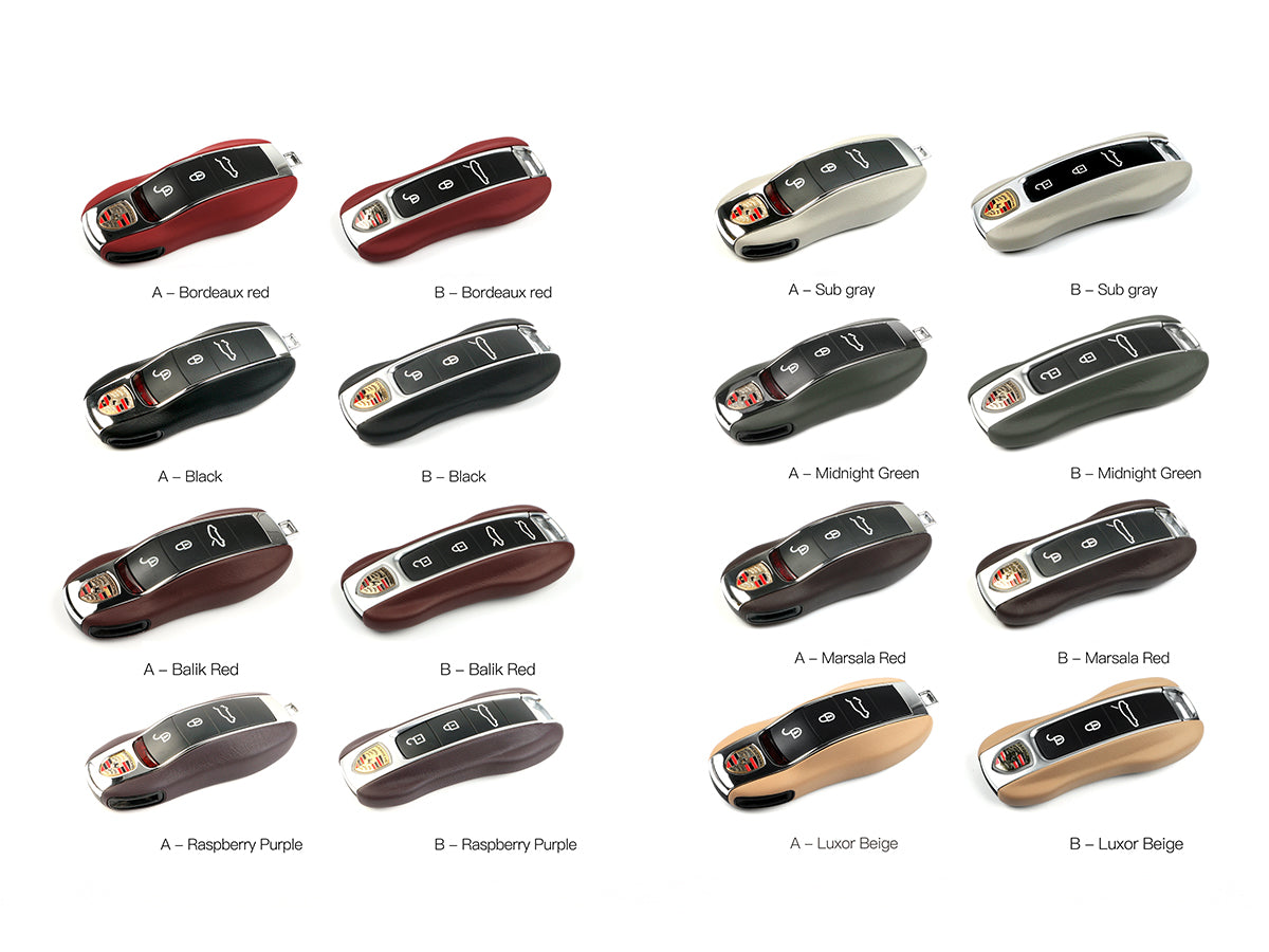 AutoTecknic Leather Key Remote Trim - Porsche - Graveyard Performance
