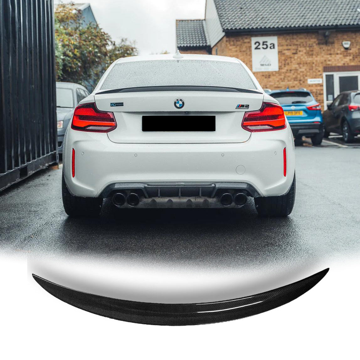 Carbon Fiber BMW F87 M2 & F22 MP Style Trunk Spoiler - Graveyard Performance