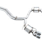 AWE Tuning 19-23 Audi C8 S6/S7 2.9T V6 AWD Touring Edition Exhaust - Chrome Silver Tips