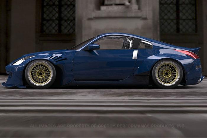 GReddy 03-08 Nissan 350Z Rocket Bunny Front Lip - Graveyard Performance