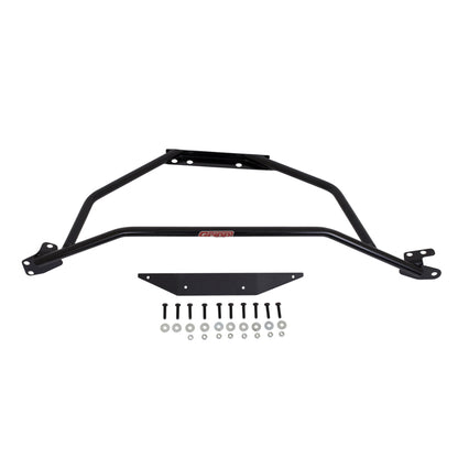 BBK 94-04 Mustang V6 GT Tubular Strut Tower Brace - Black Powdercoat Finish - Graveyard Performance