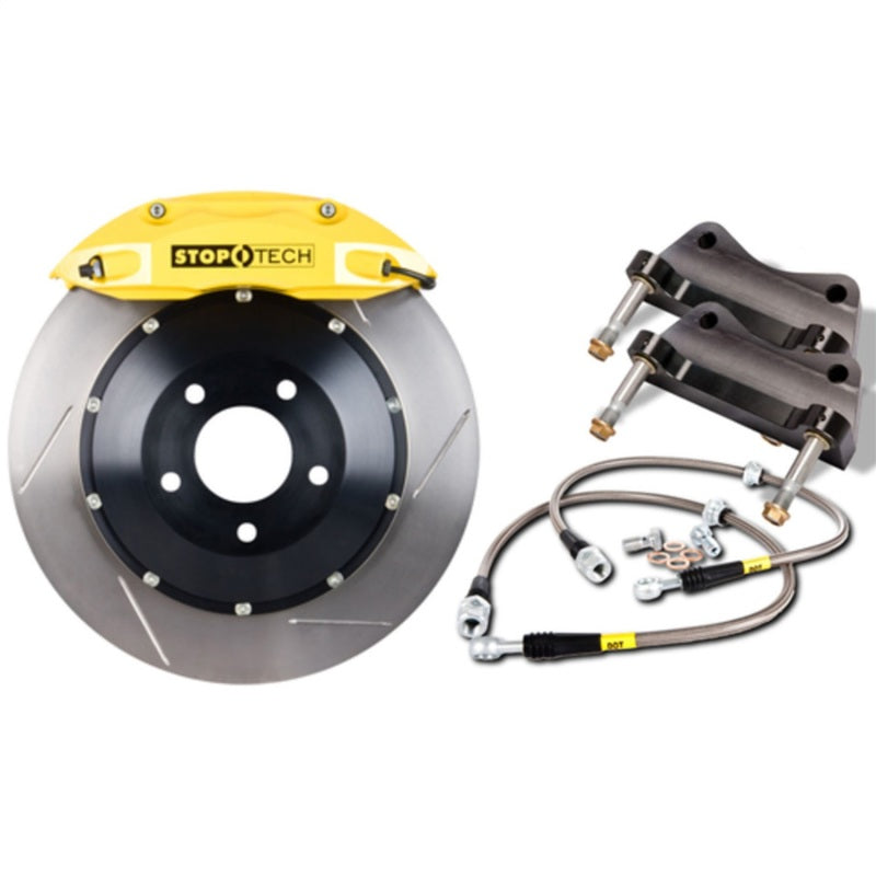 StopTech BBK 08-13 BMW M3/11-12 1M Coupe Rear Yellow ST-40 Calipers 355 x 32 Slotted Rotors